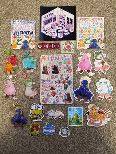 Customer photo review of Ghost Keychain Blind Bag Series 1