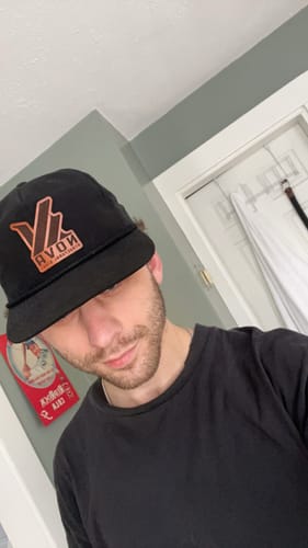 Customer photo review of Custom Leather Patch Rope Hat Richardson 256 UMPQUA