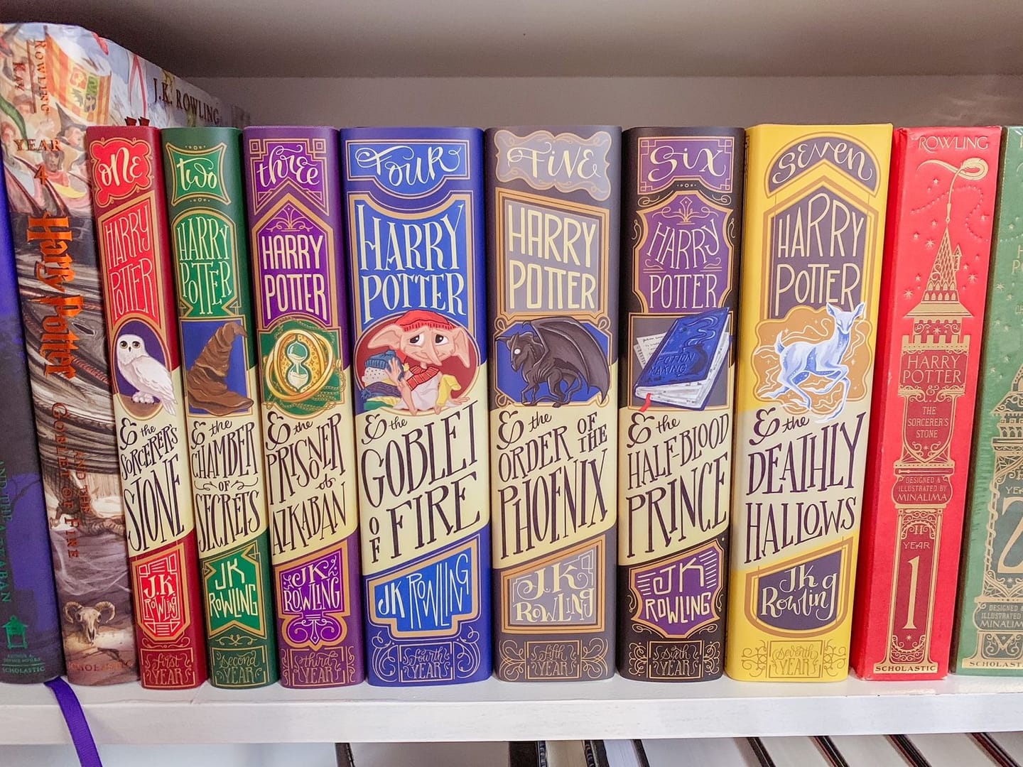 Customer photo review of Harry Potter Dust Jackets