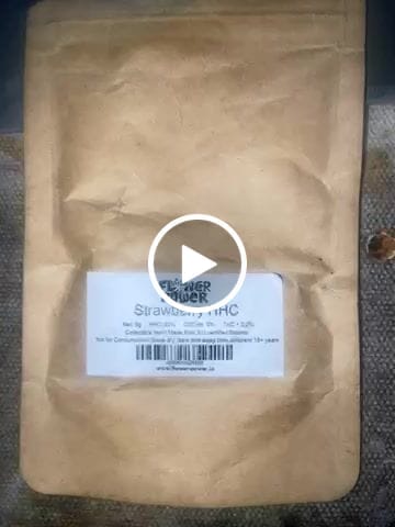 Customer video review of 🍓 Strawberry 40% HHC