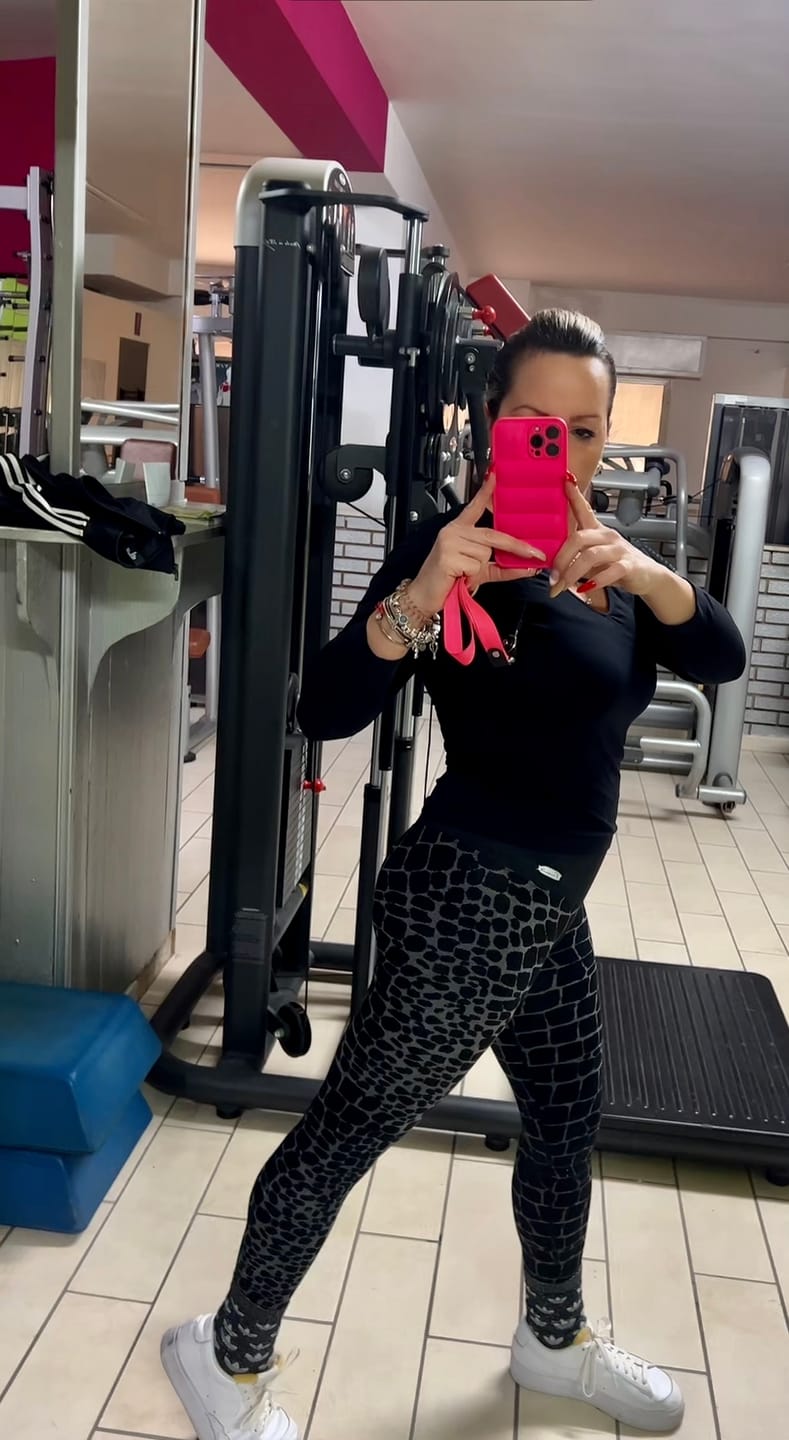 Customer photo review of Leggings All-Up Cocco Nero