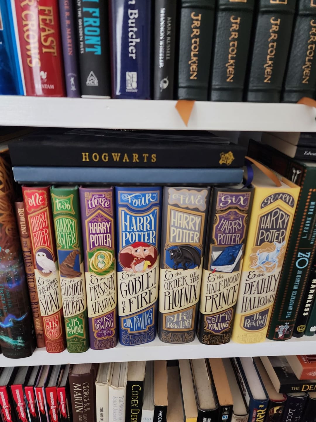 Customer photo review of Harry Potter Dust Jackets