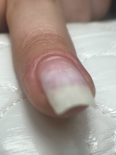 Customer photo review of Rubber base coat, milky pink, 10ml