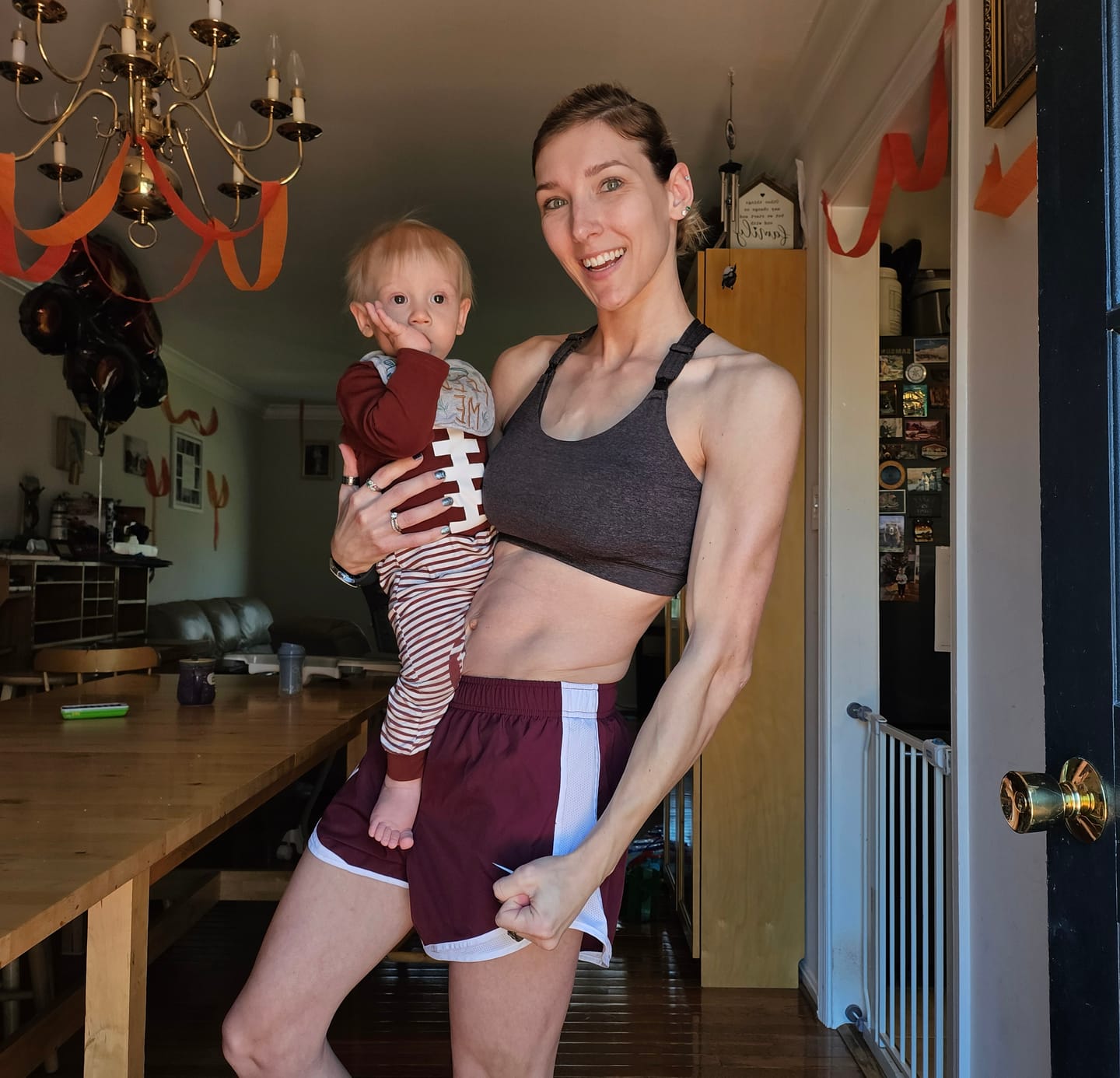 Customer photo review of Ultra Soft Active Nursing MomBra - FIXED Pads (Heathered Black)