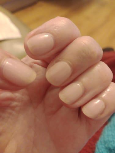 Customer photo review of Barely Pink