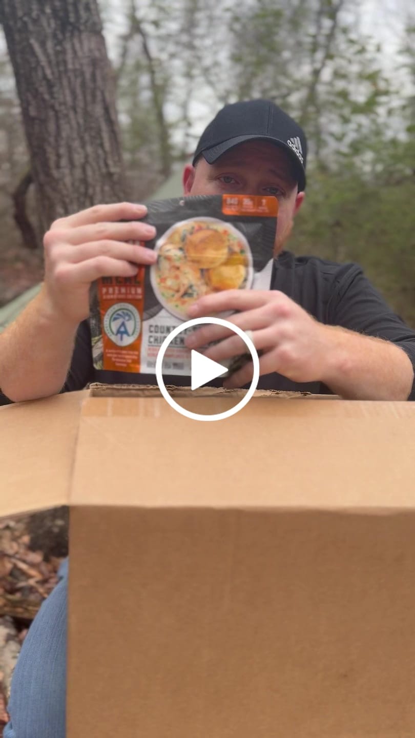 Customer video review of Country Style Chicken Pot Pie - Signature Edition Pro Adventure Meal with Appalachian Trail Conservancy