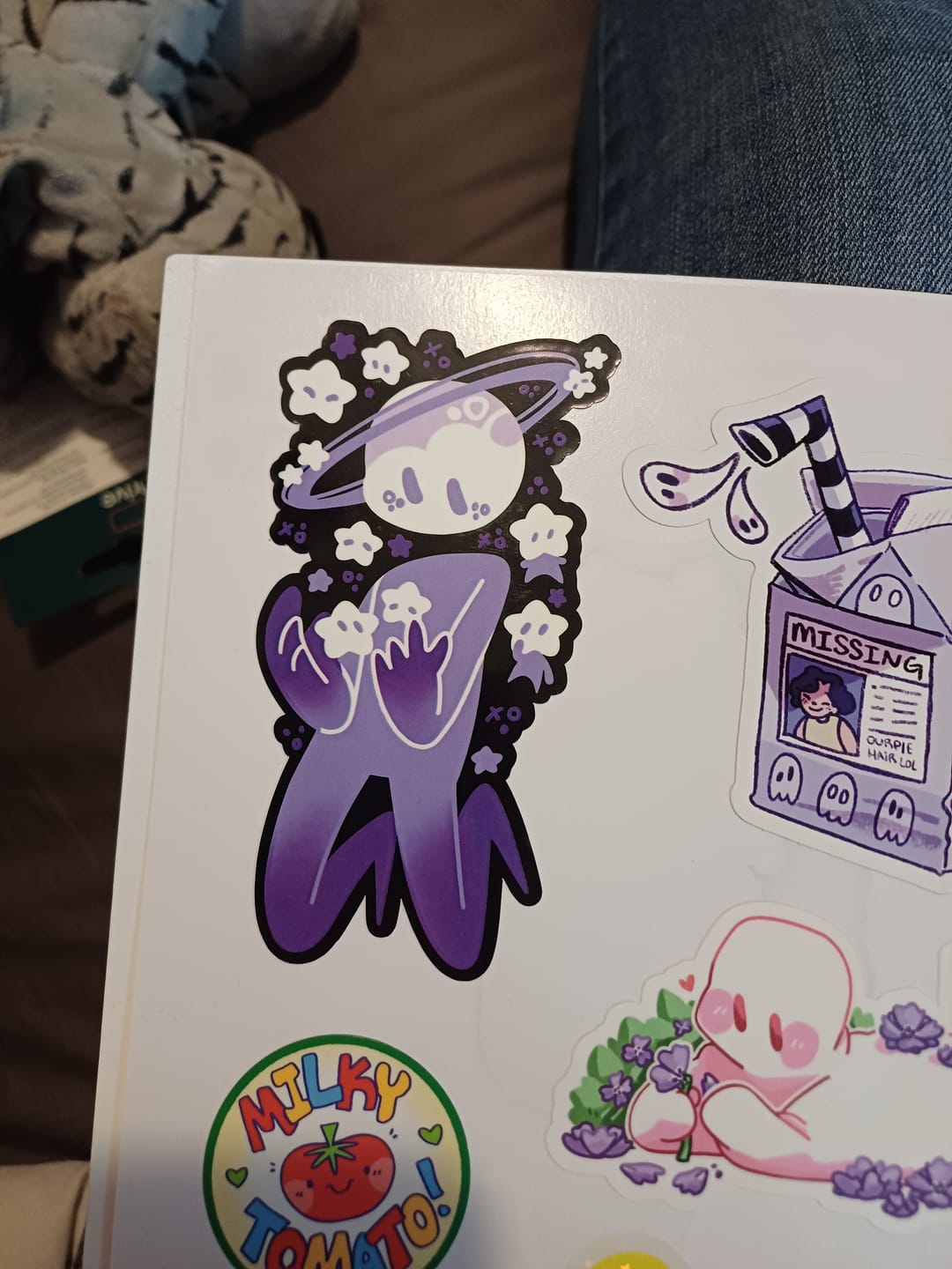 Customer photo review of Planet Person With Star Babies Sticker