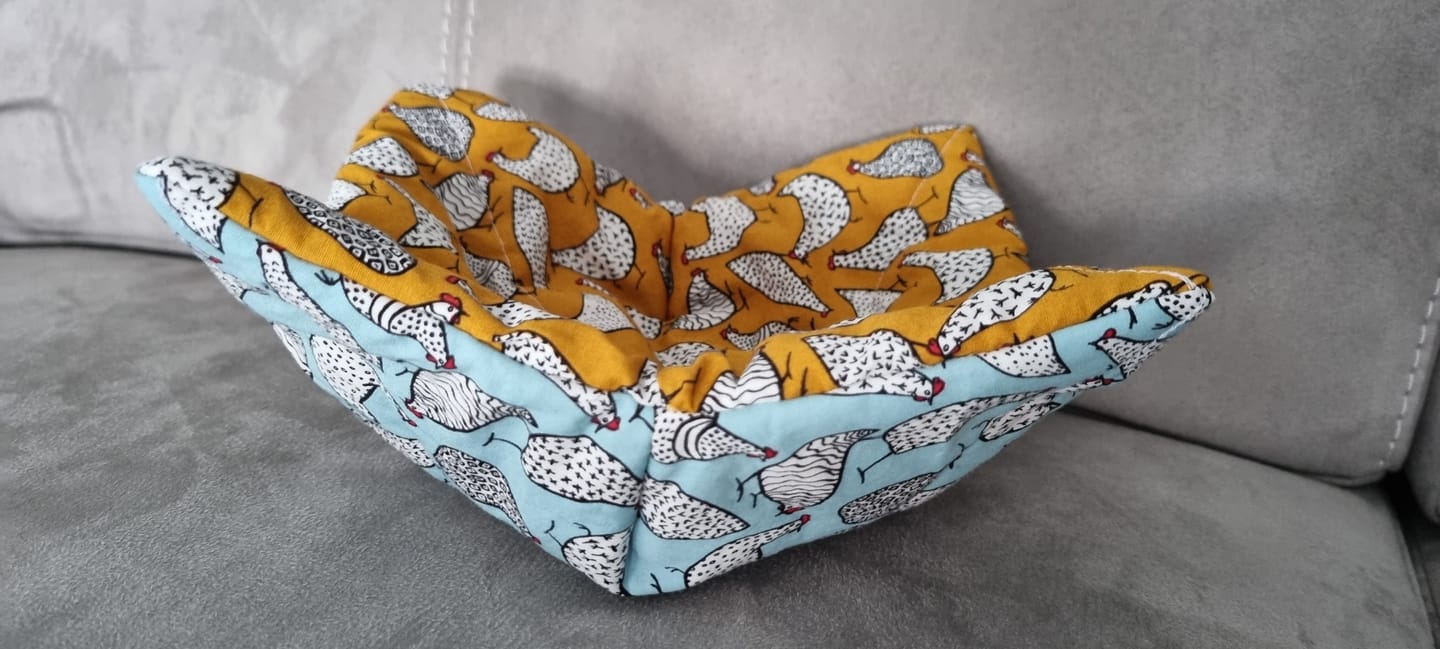 Customer photo review of Hens Rose & Hubble Cotton Poplin Fabric