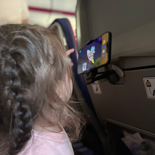 Customer photo review of Airholder - Erlebe Business-Class-Komfort in der Economy!