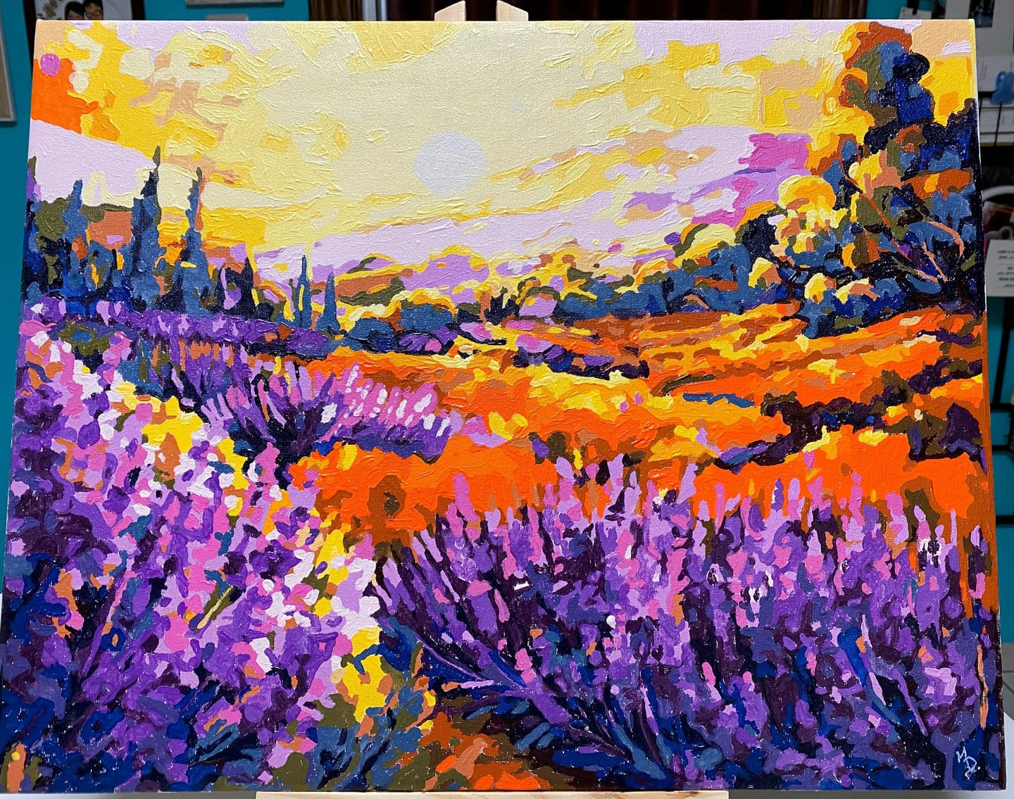 Customer photo review of Lavender Meadow Sunset