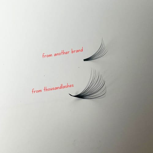 Customer photo review of 20D PRO-MADE VOLUME FANS 0.03 SINGLE LENGTH 8-18MM