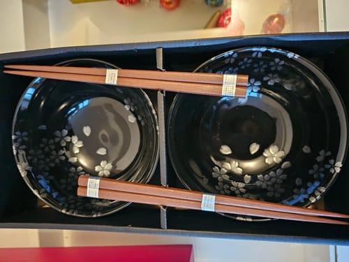 Customer photo review of Coffret 2 Bols Japonais Hanami