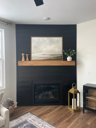 Customer photo review of Rustic Mantels