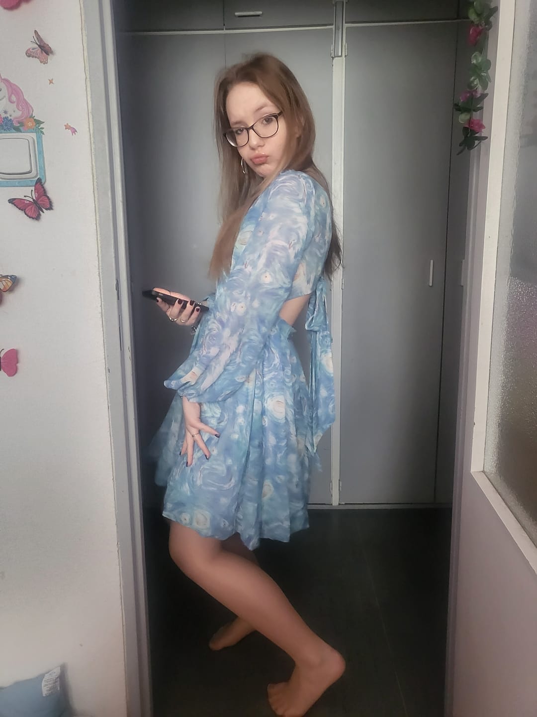 Customer photo review of Starry Night short fairy dress