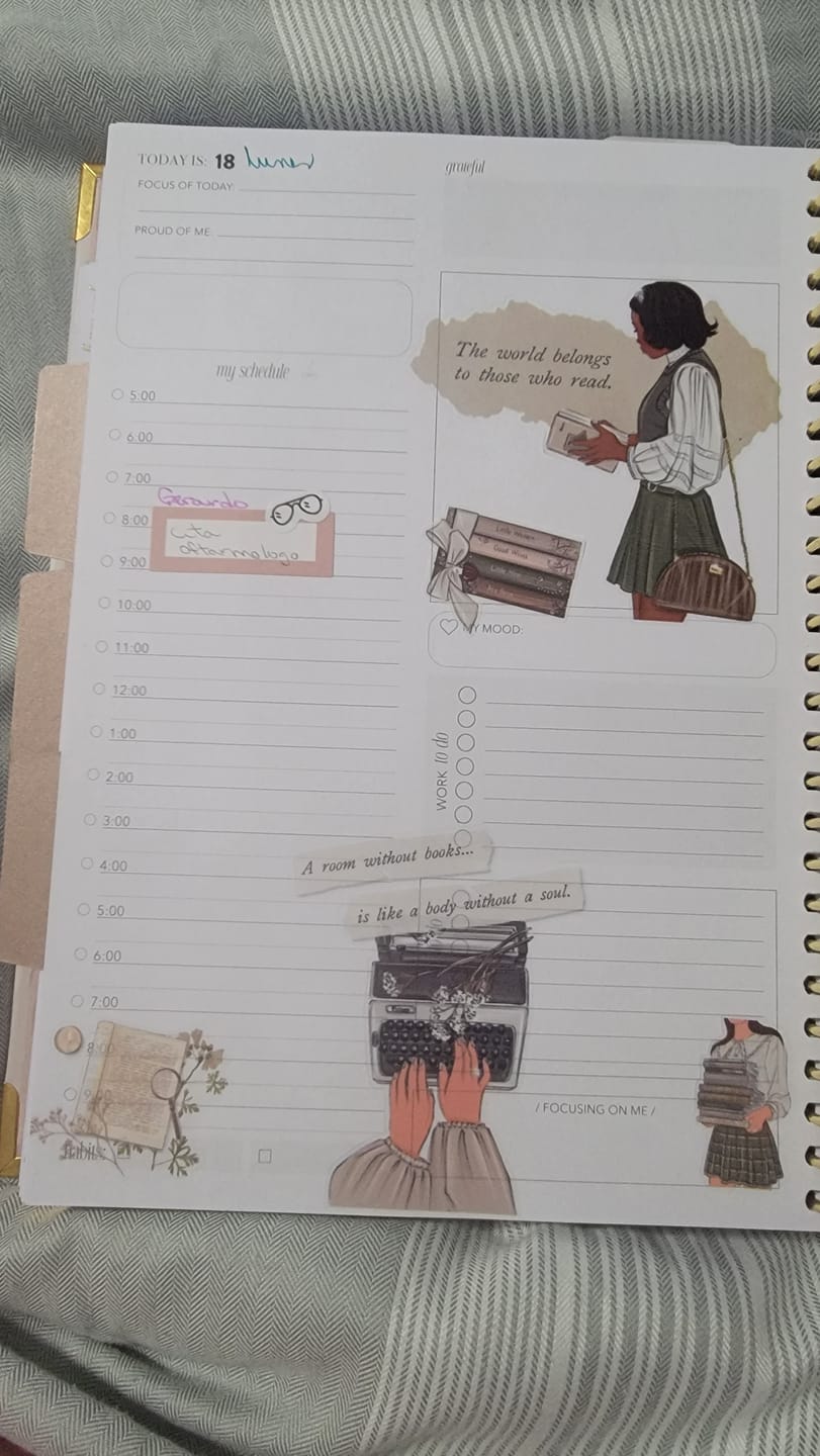 Customer photo review of Bookworm Vol. 3 Sticker Book