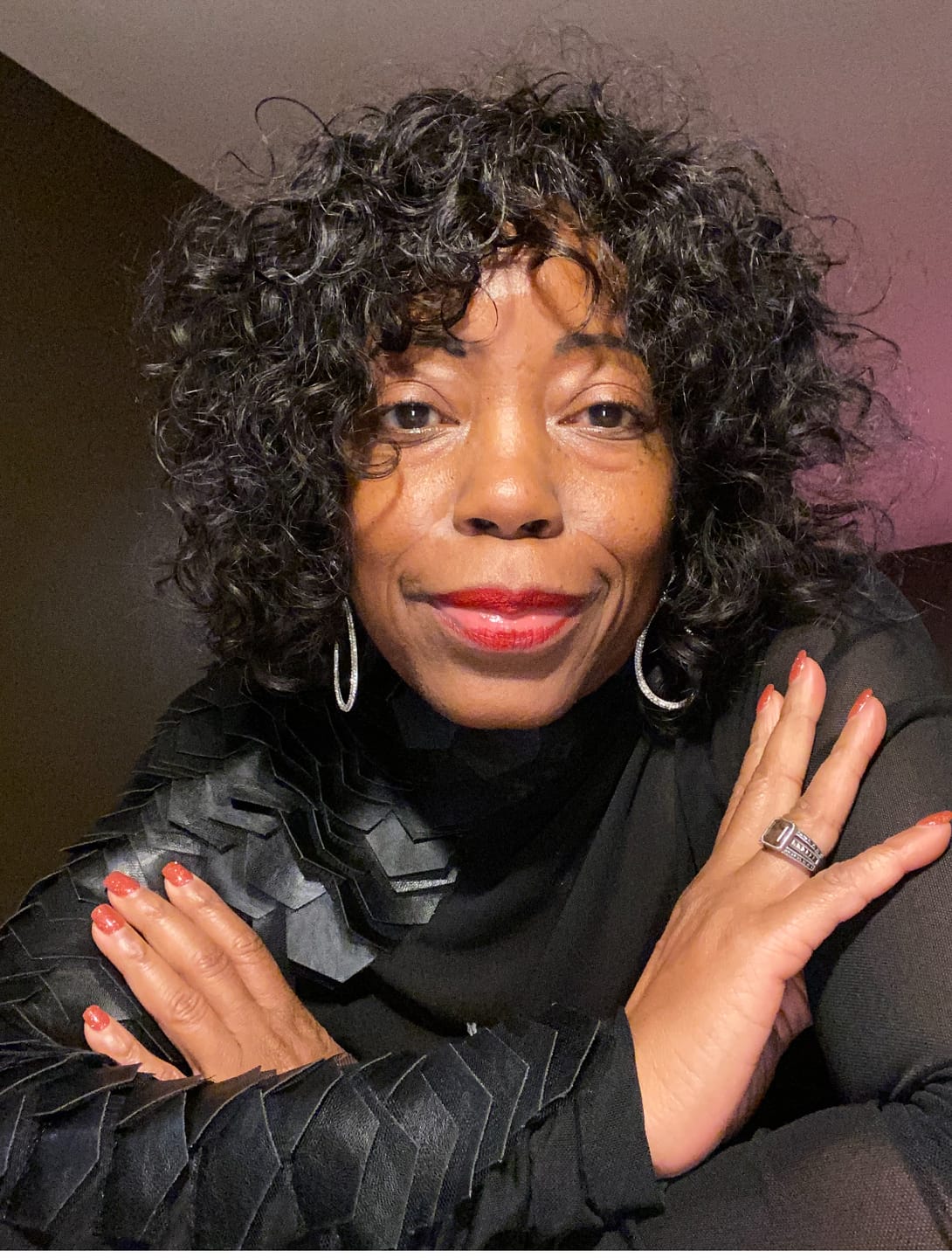 Customer photo review of Brazilian Curly Bundle