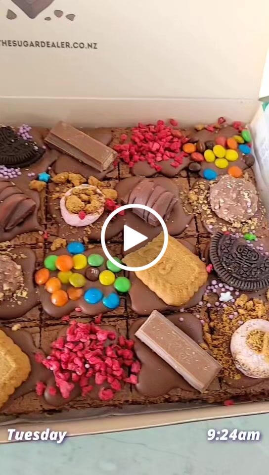 Customer video review of Mega mixed assortment brownie