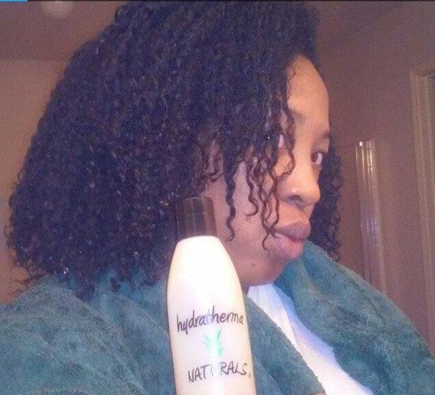 Customer photo review of Moisture Boosting Shampoo