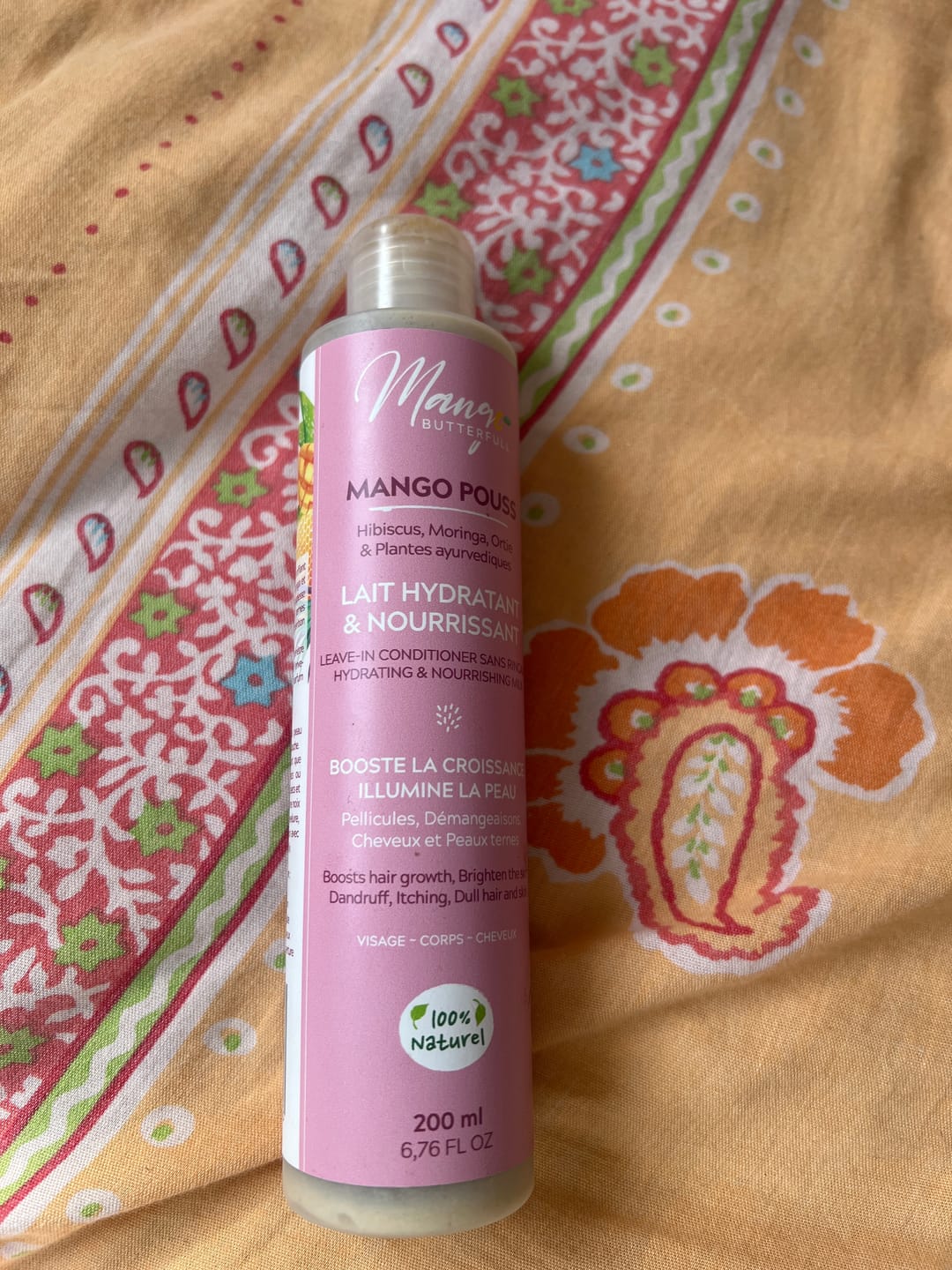Customer photo review of Lait hydratant et nourrissant - POUSS