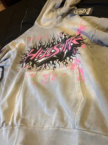 Customer photo review of Hellstar Brainwashed Hoodies Without Brain