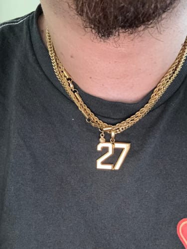 Customer photo review of Rope Chain - 18K Gold Plated