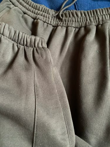 Customer photo review of INFLATION Blank Hoodies and Sweatpants Unisex Tracksuit in Apricot