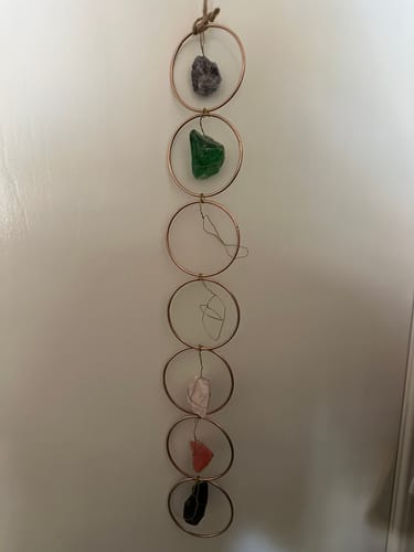 Customer photo review of Natural Stones Magic Wind Chime