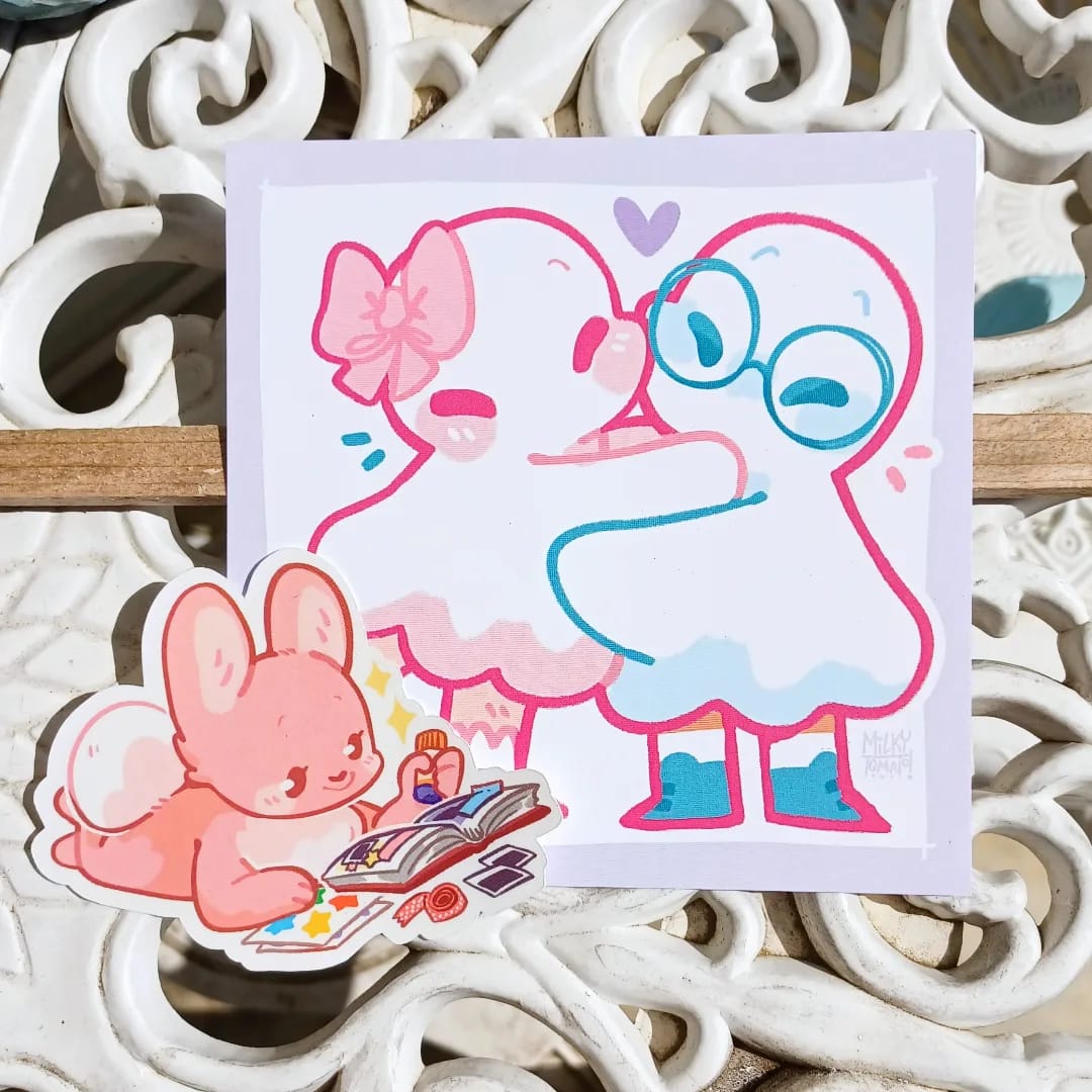 Customer photo review of Hobby Bunnies Series 1 Stickers