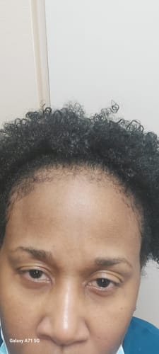Customer photo review of Wash and Go System with Ultra Hold for Curly Hair