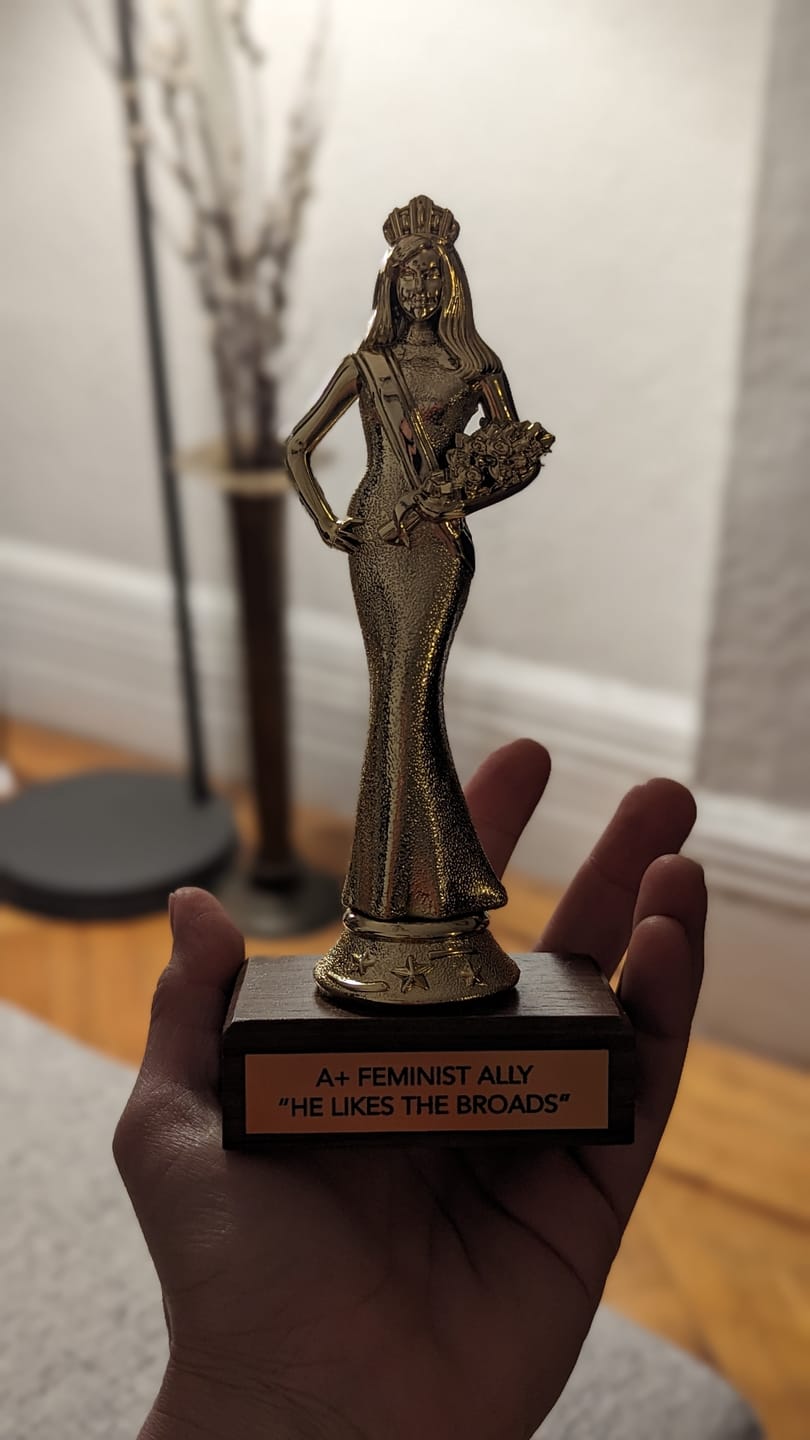 Customer photo review of custom trophy