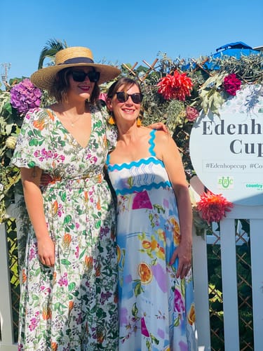 Customer photo review of Aly Print Maxi Dress