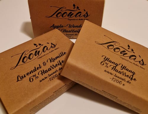 Customer photo review of 6% Lavendel & Kamille Haarseife (Milde Reinigung & Tiefenpflege)