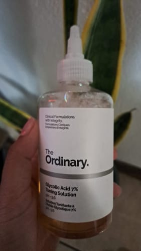 Customer photo review of Glycolic Acid 7% Exfoliating Toning Solution 240ml