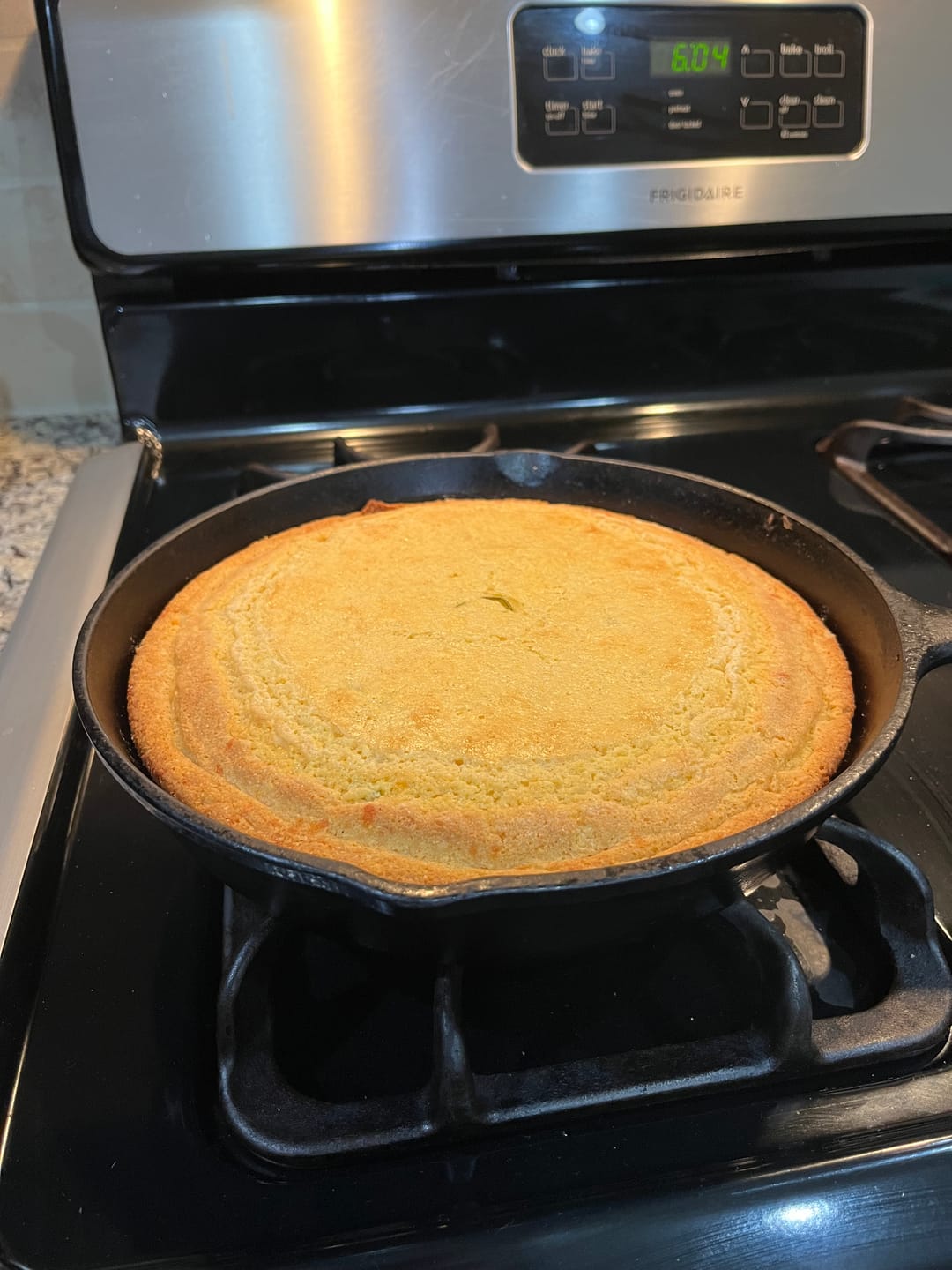 Customer photo review of Cousin T's Gourmet Honey Cornbread Mix