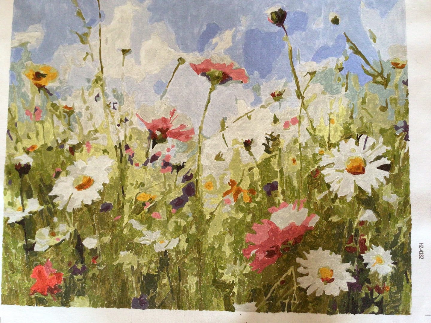 Customer photo review of Wildblumen - Malen nach Zahlen