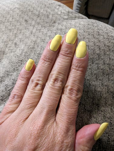 Customer photo review of Rocket Nail Fuel Nail Repair - Clear