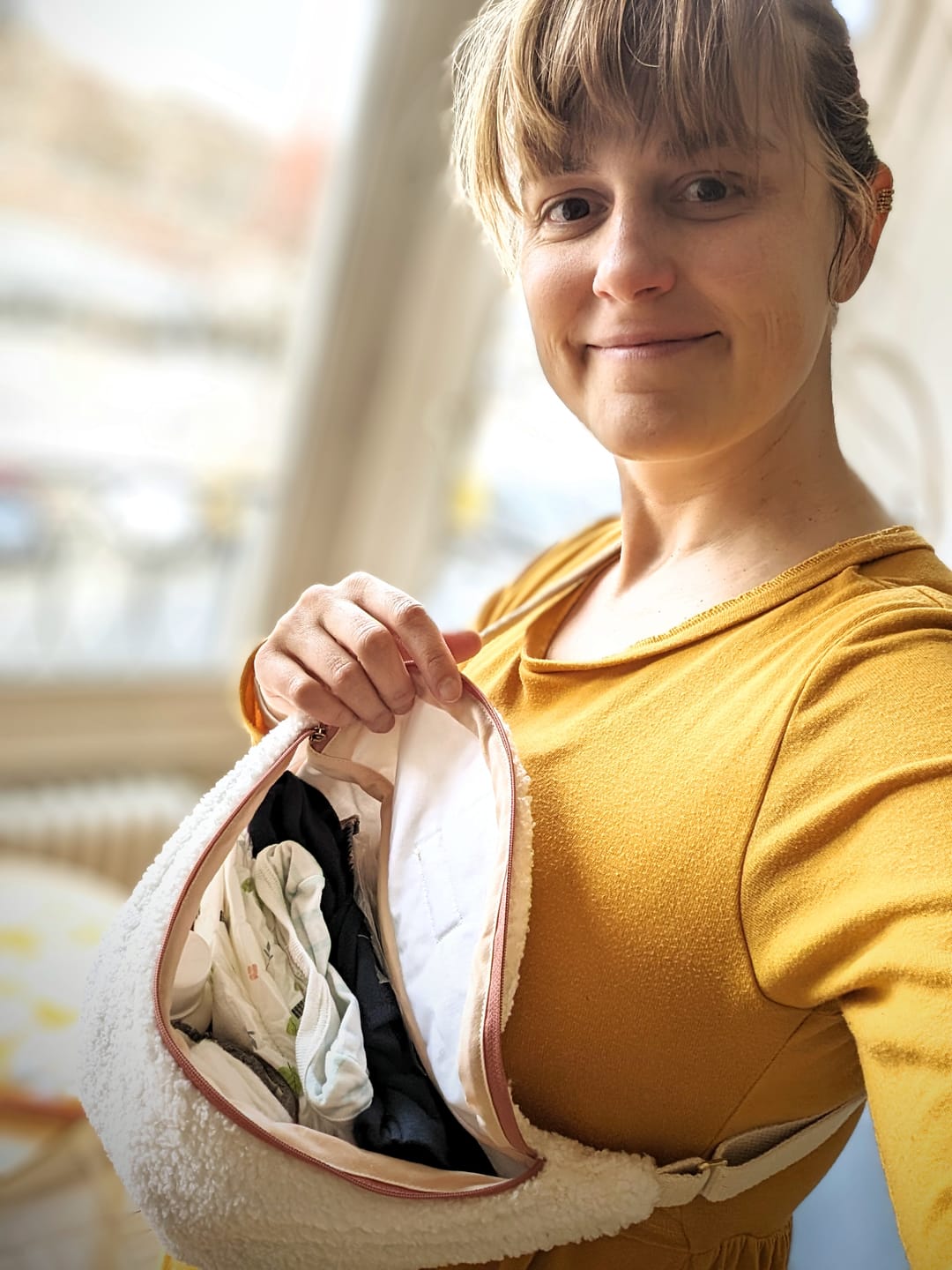 Customer photo review of Sac banane à langer - Donna