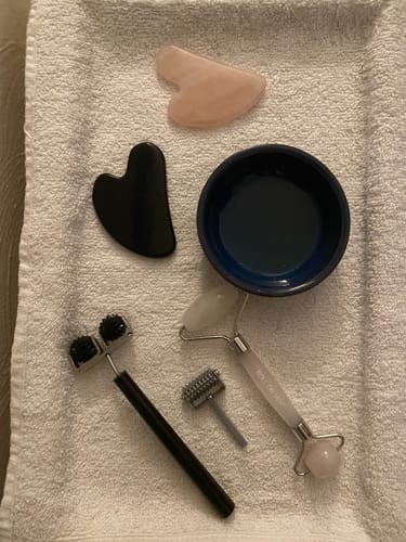 Customer photo review of Gua Sha Obsidienne Noire