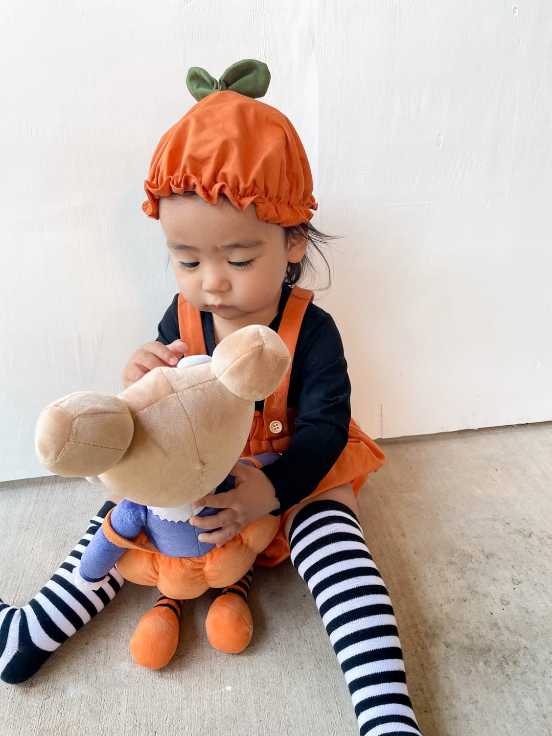 Customer photo review of Personalized Pumpkin Girl (2 Skin Tones) - Halloween Special