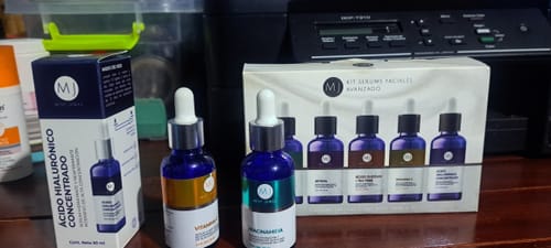 Customer photo review of » Ácido hialurónico facial serum para arrugas antiedad (70% off)