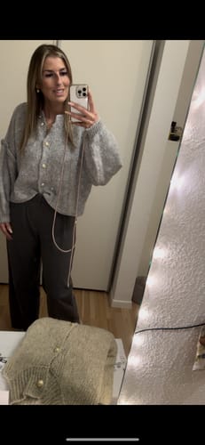 Customer photo review of Oversized Cardigan "CozyGlam"