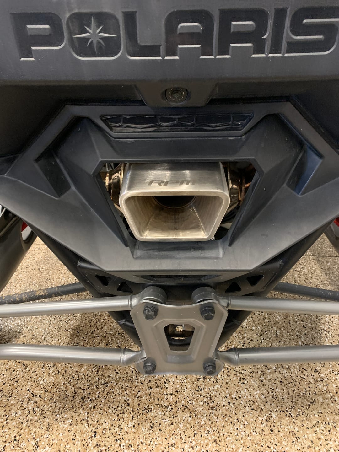 Customer photo review of Polaris RZR Pro R RPM 3" Sport Muffler W/ 3" Tip