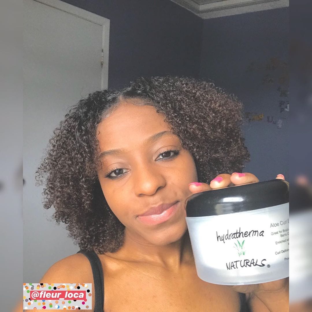 Customer photo review of Aloe Curl Enhancing Twisting Cream