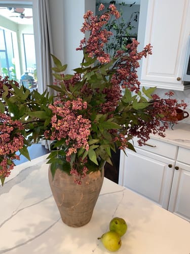 Customer photo review of Faux Dusty Plum Stem