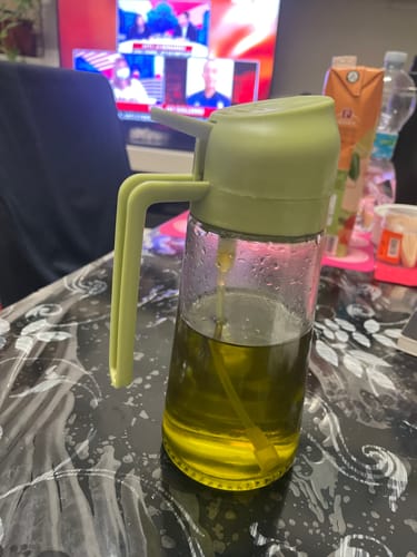 Customer photo review of Spruzzatore e dispenser per olio in vetro 2 in 1
