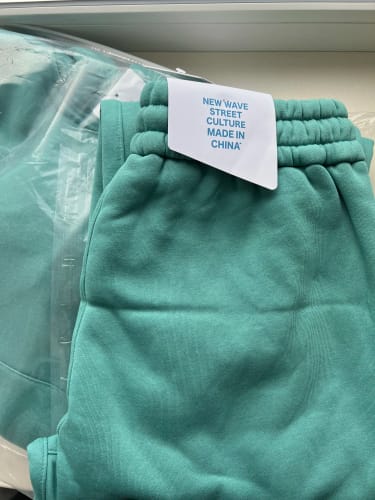 Customer photo review of INFLATION Blank Hoodies and Sweatpants Unisex Tracksuit in Apricot