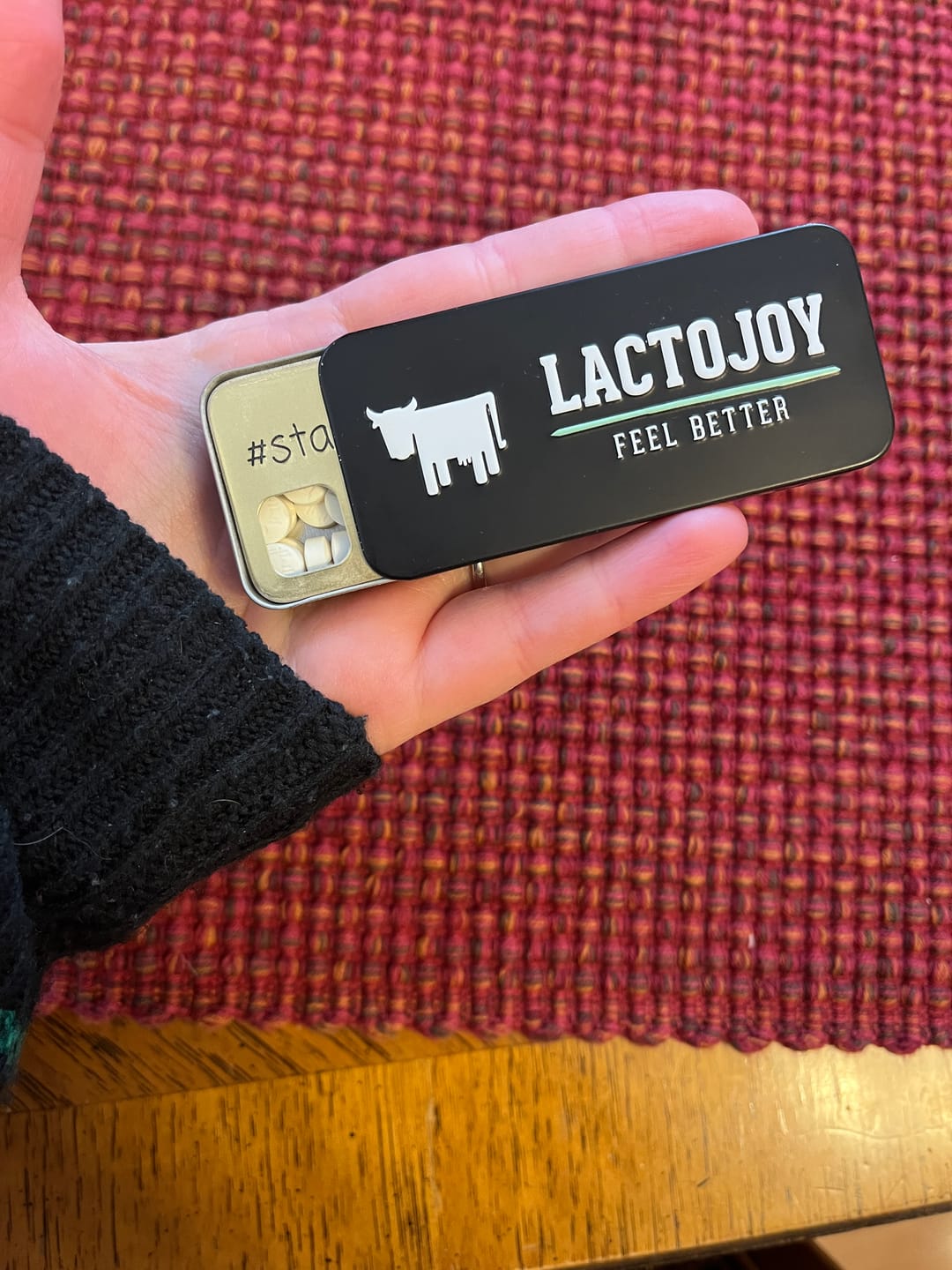 Customer photo review of LactoJoy Laktase Tabletten - 14.500 FCC - 240 Nachfüllpackung