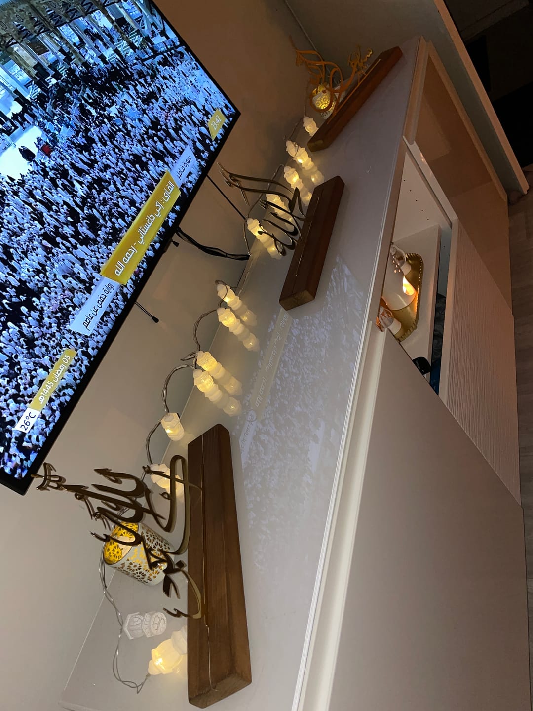 Customer photo review of Subhanallah Alhamdulillah AllahuAkbar Arabic Islamic Tabletop Decor