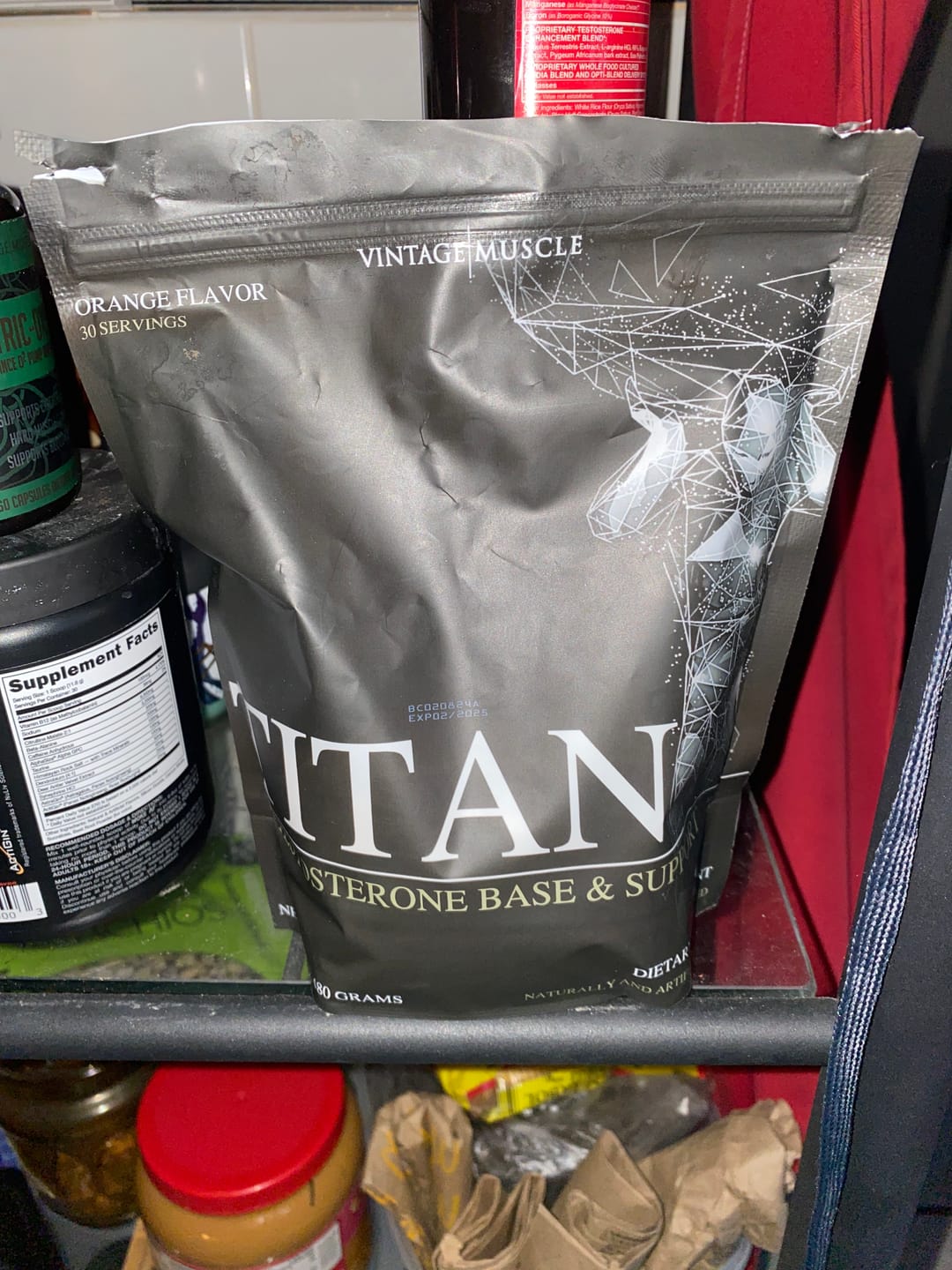 Customer photo review of TITAN - Natty Testosterone Base Blend