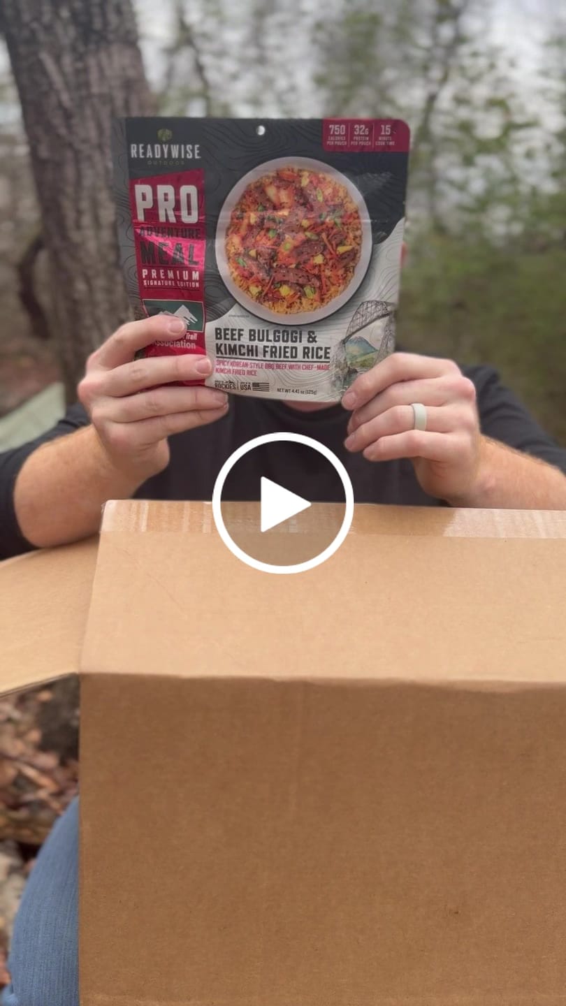 Customer video review of Beef Bulgogi & Kimchi Fried Rice - Signature Edition Pro Adventure Meal with the Pacific Crest Trail Association